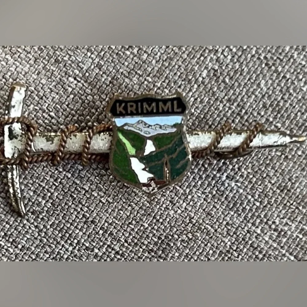 Small Vintage Krimml Austria Ice pick Pin-Brooch